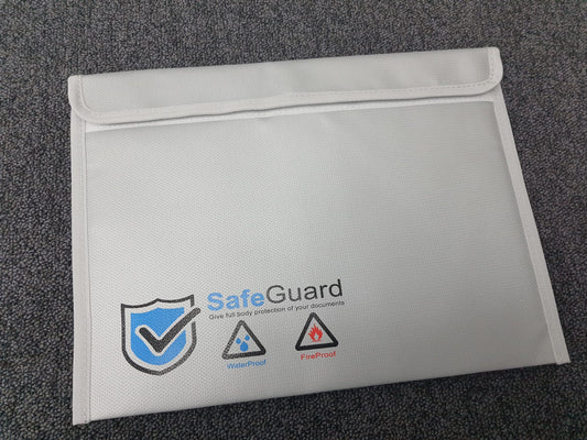 Flame & Water Retardant Wallet for document protection